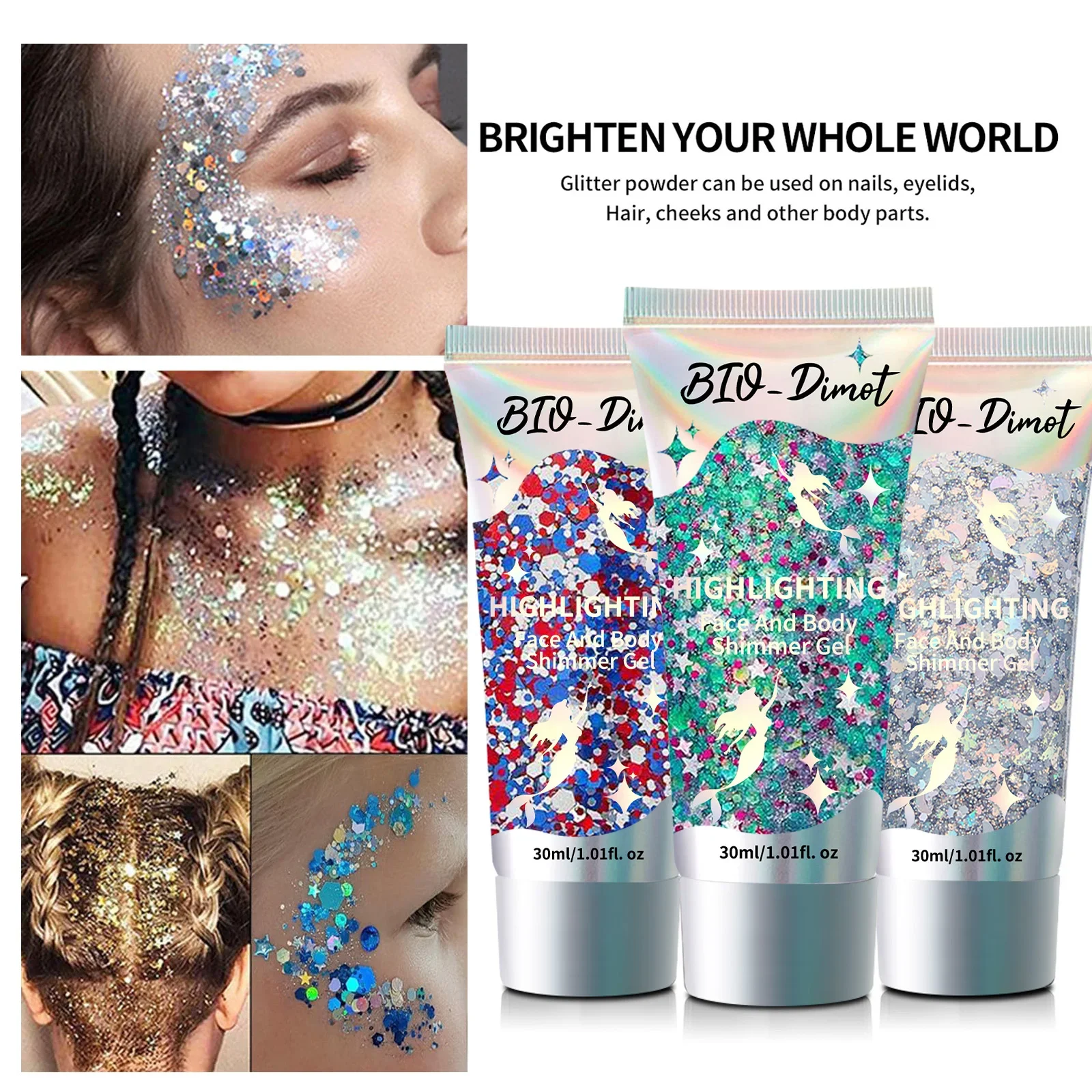 BIO-Dimot 30g Sparkling Shimme - Body Shimmer Lotion reseña y precio
