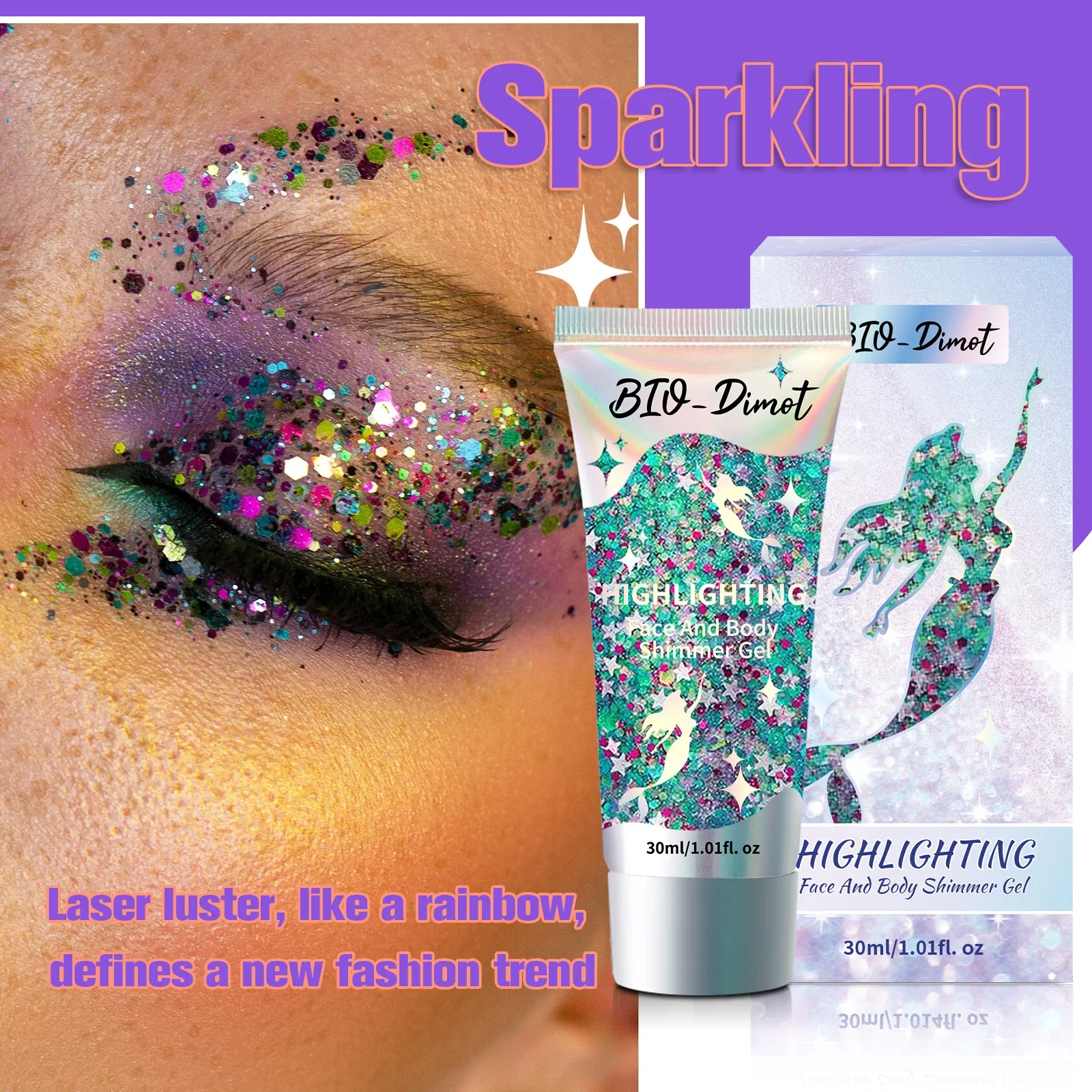 BIO-Dimot 30g Sparkling Shimme - Body Shimmer Lotion reseña y precio