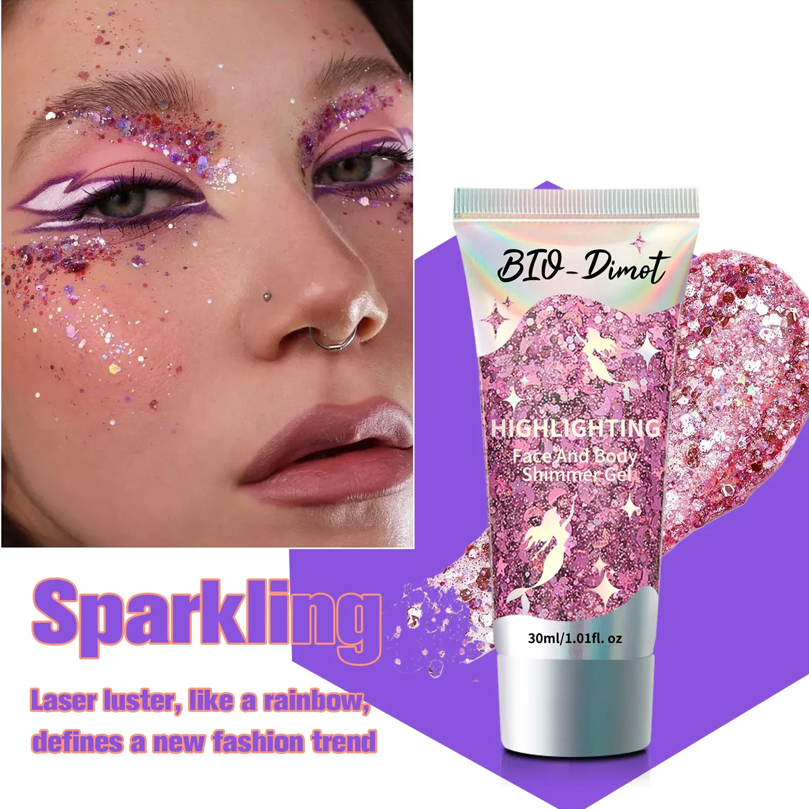 BIO-Dimot 30g Sparkling Shimme - Body Shimmer Lotion reseña y precio