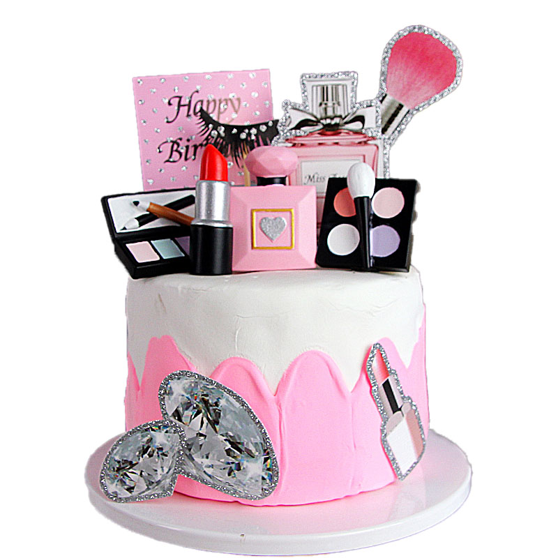 Make Up Cake DIY Decorations P - Blush Brush Kabuki reseña y precio