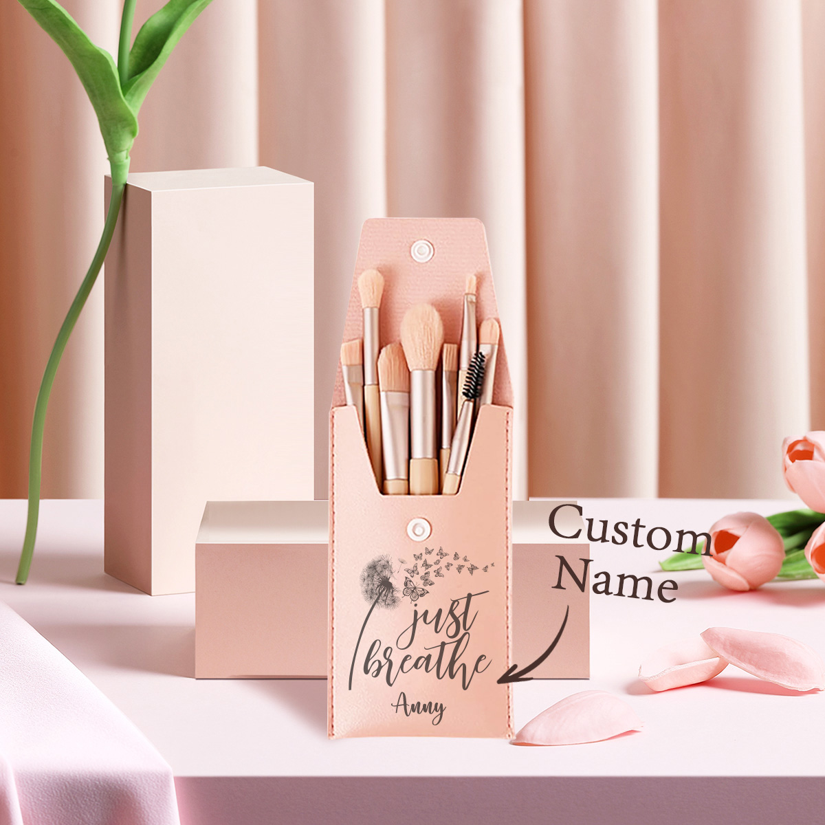 1pc Custom Name Makeup Brush,  - Beauty Makeup Names reseña y precio