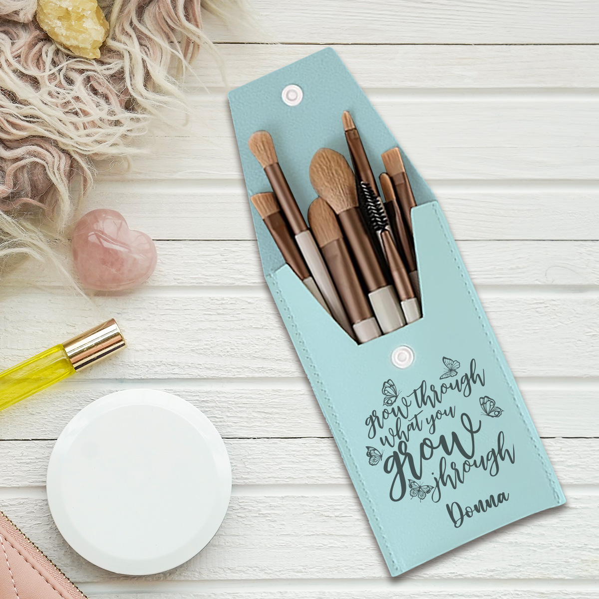 1pc Custom Name Makeup Brush,  - Beauty Makeup Names reseña y precio