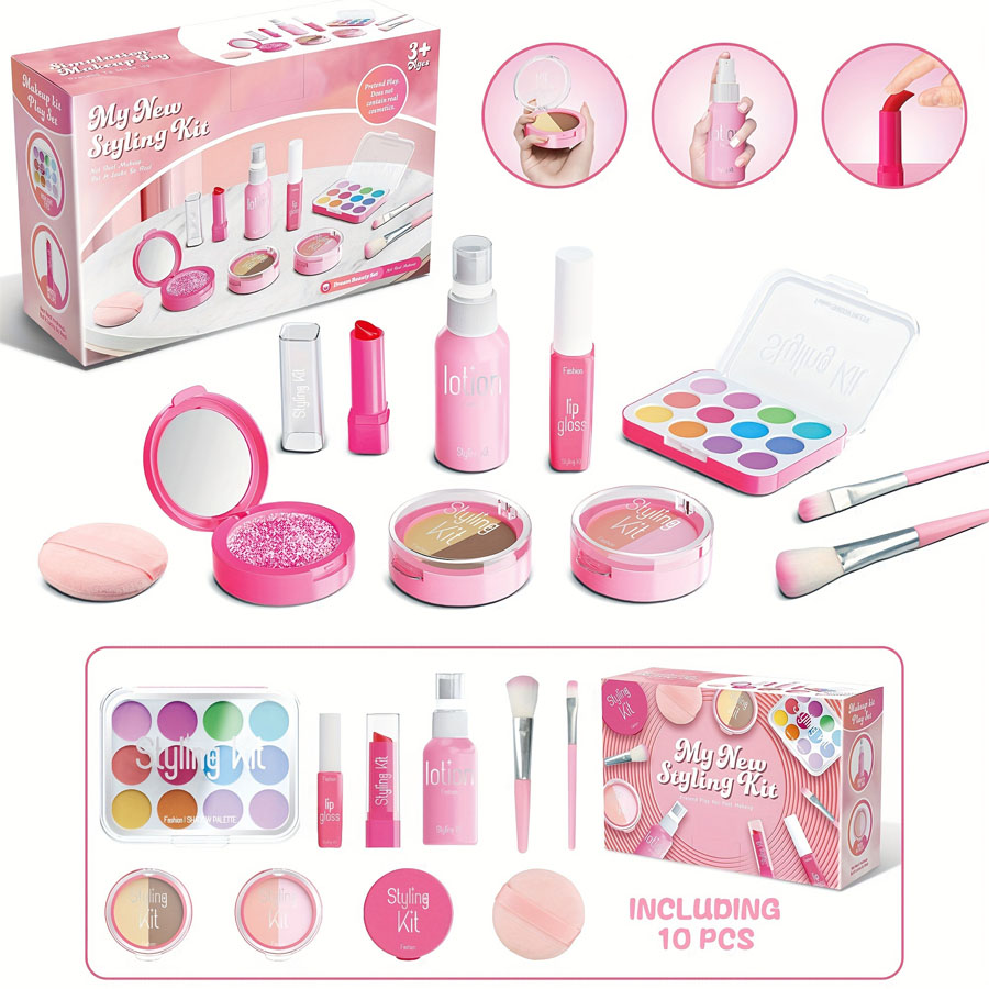 Children's Makeup Toy Set Simu - Beauty Real Makeup reseña y precio