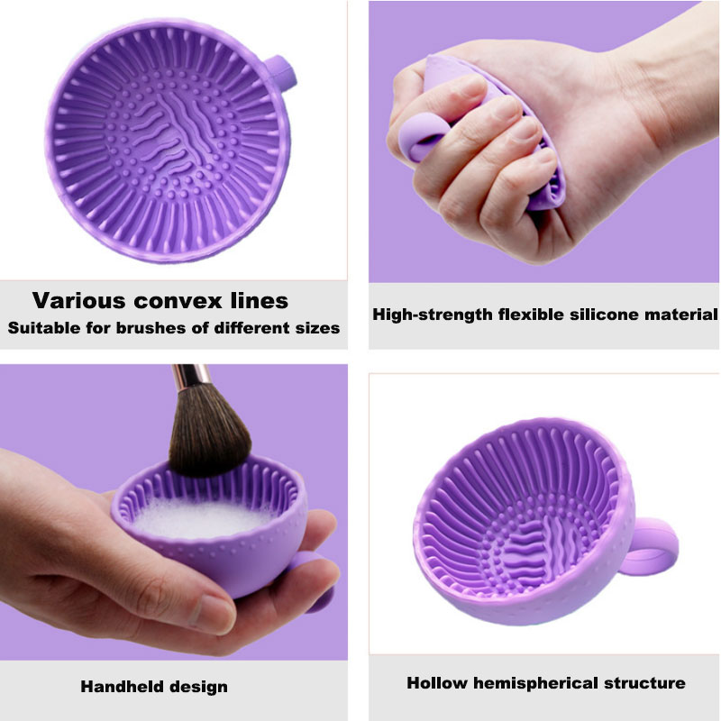 Silicone Makeup Brush Cleaner  - Blush Brush Kabuki reseña y precio