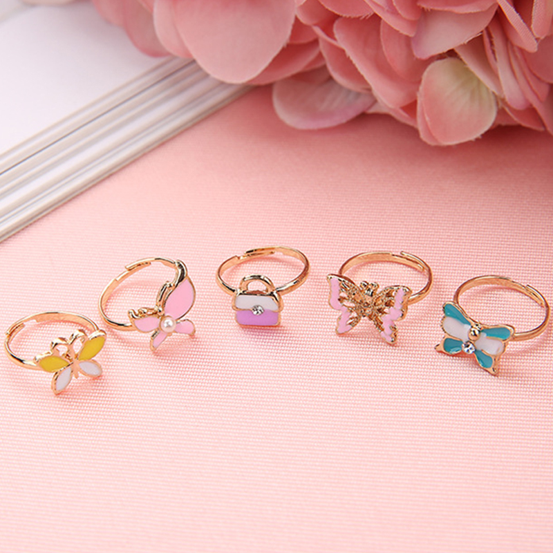 10/20 pcs Children Cute Ring A - Beauty Y Makeup reseña y precio