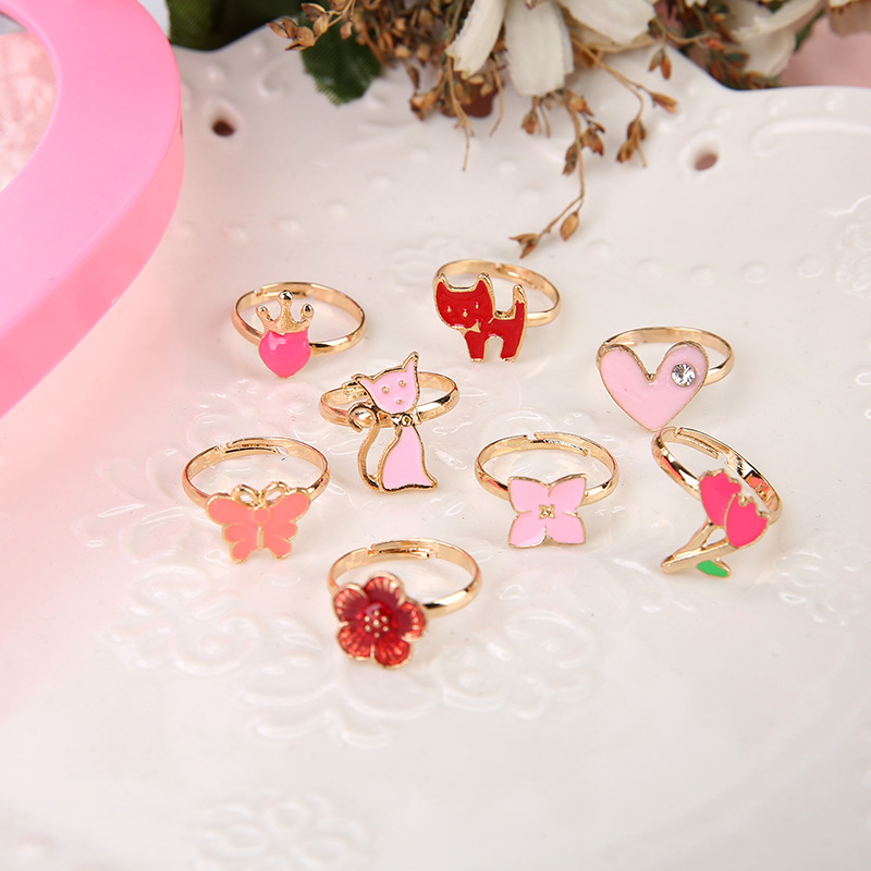 10/20 pcs Children Cute Ring A - Beauty Y Makeup reseña y precio