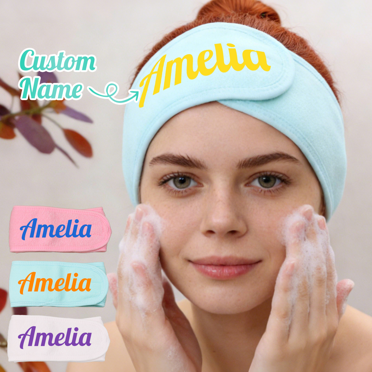 Custom Name Spa Headband, Pers - Beauty Makeup Names reseña y precio