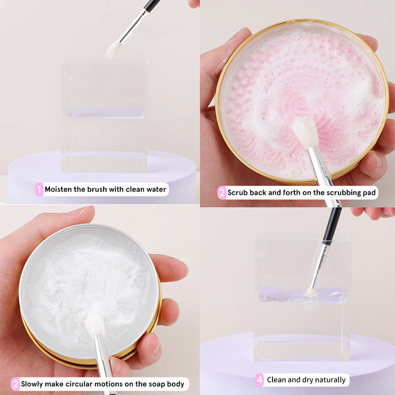 50g Honey Peach Silicone Makeu - Blush Brush Kabuki reseña y precio