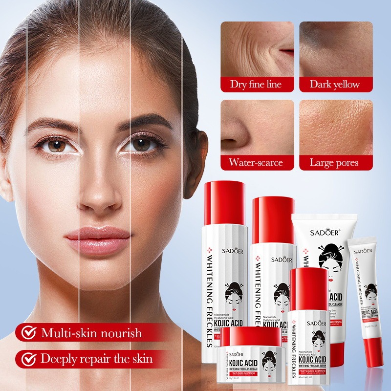 Kojic Acid Whitening Skin Care - Anti-Aging Face Cream reseña y precio