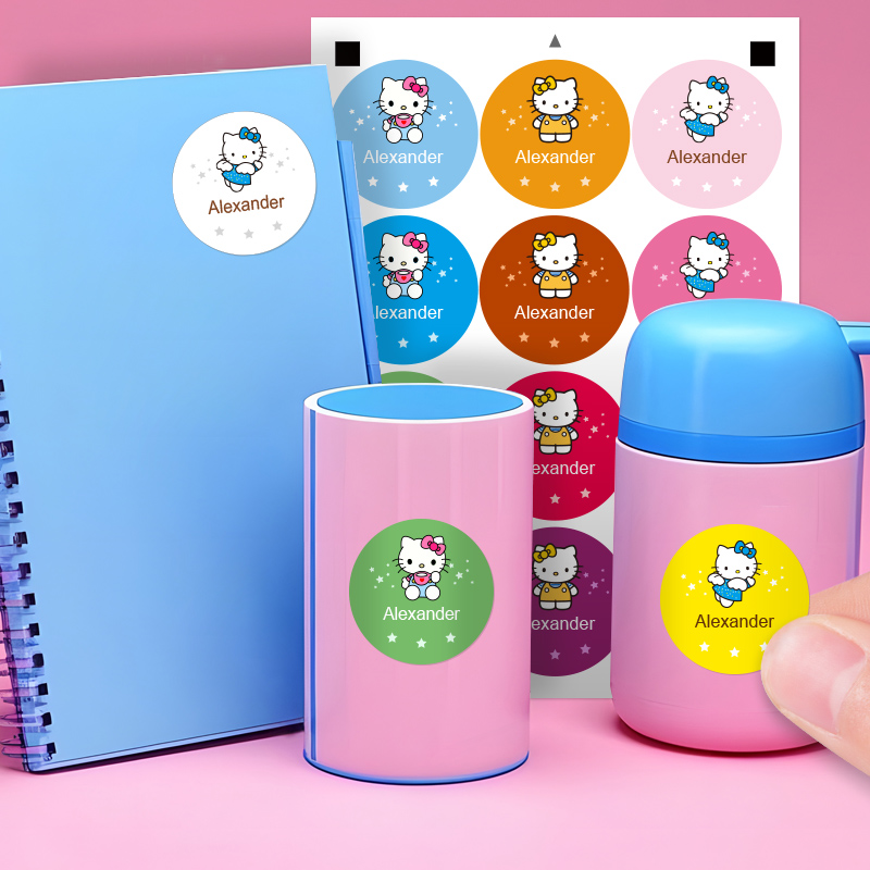 Custom Hello Kitty Name Sticke - Beauty Makeup Names reseña y precio