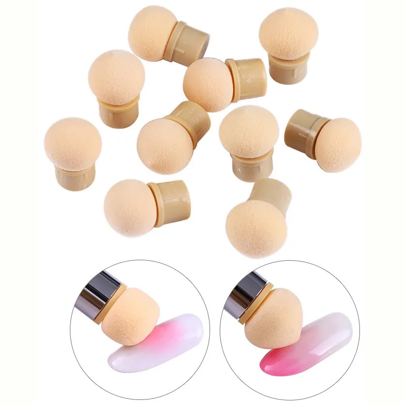 Round Sharp Head Sponge Heads  - Blush Brush Kabuki reseña y precio