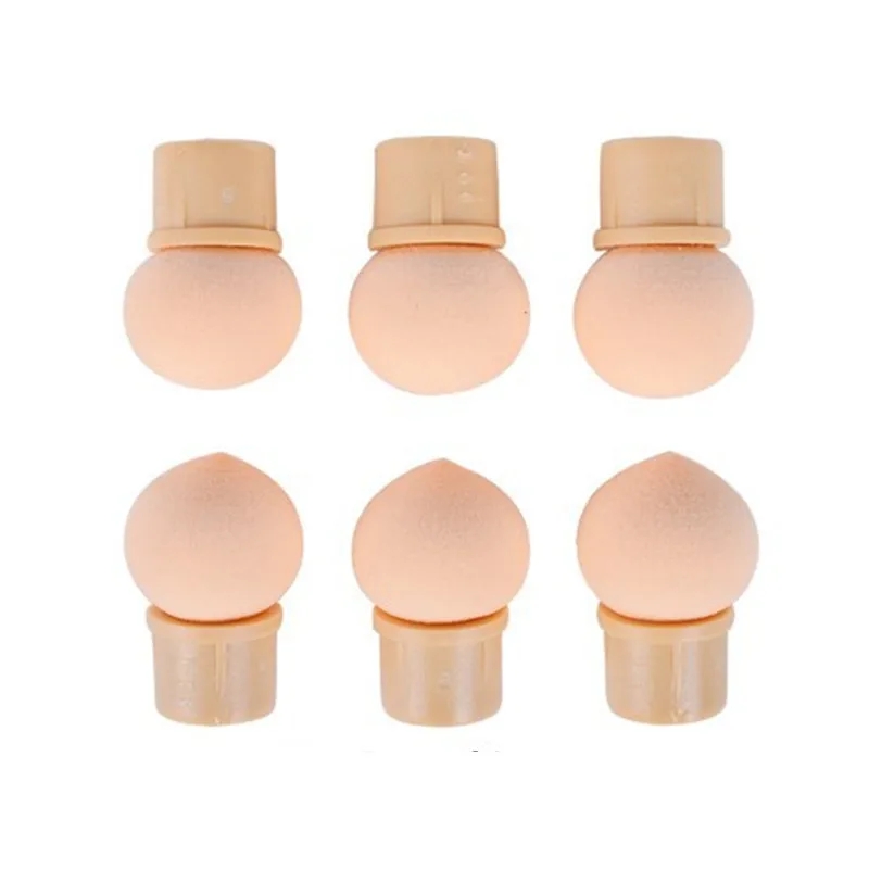 Round Sharp Head Sponge Heads  - Blush Brush Kabuki reseña y precio