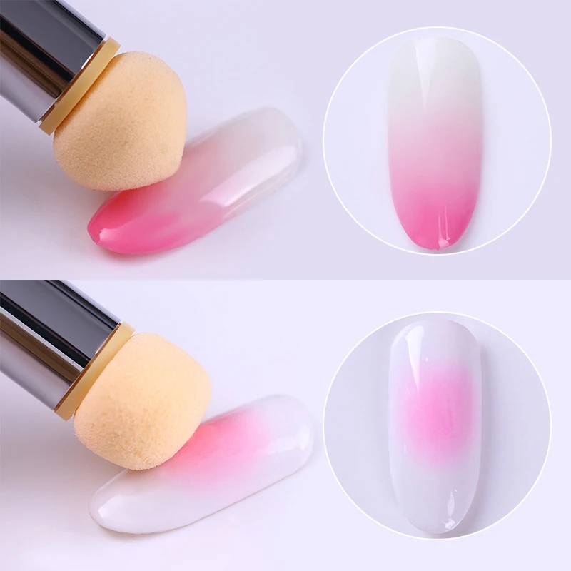 Round Sharp Head Sponge Heads  - Blush Brush Kabuki reseña y precio