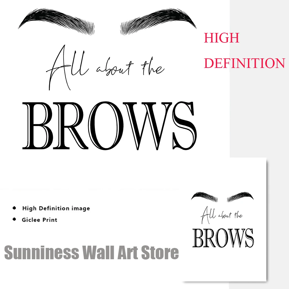 Fashion MakeUp Canvas Painting - Beauty Makeup Quotes reseña y precio