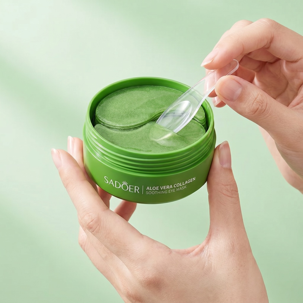 60pcs Aloe Vera Collagen Eye M - Collagen Eye Patch reseña y precio