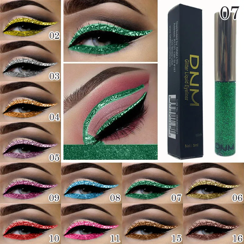 16 Colors Diamond Liquid Eyeli - Beauty Linasi Makeup reseña y precio