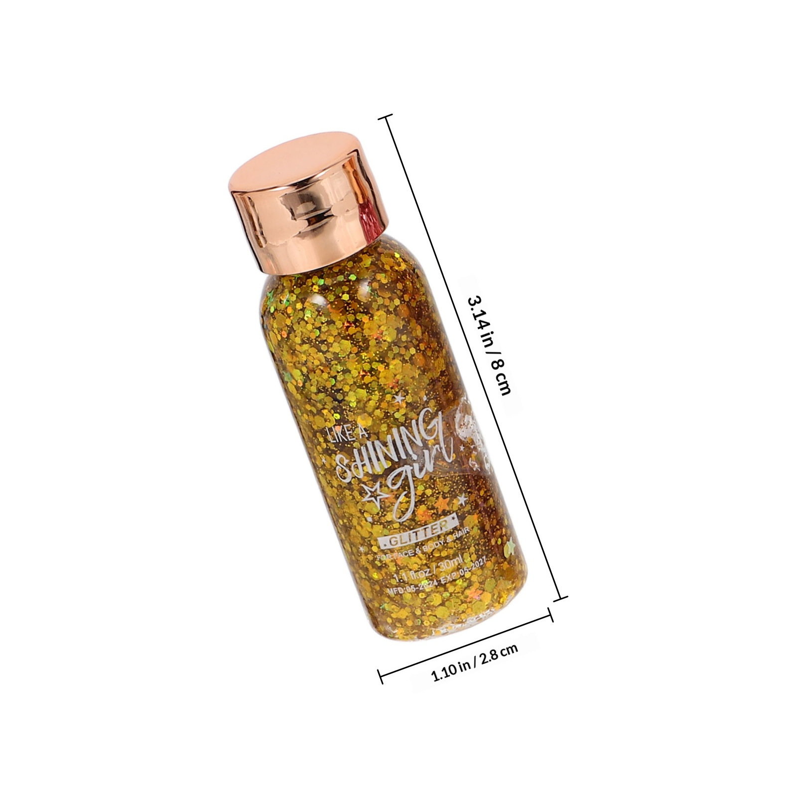 5Pcs Fashion Glitter Body Loti - Body Shimmer Lotion reseña y precio