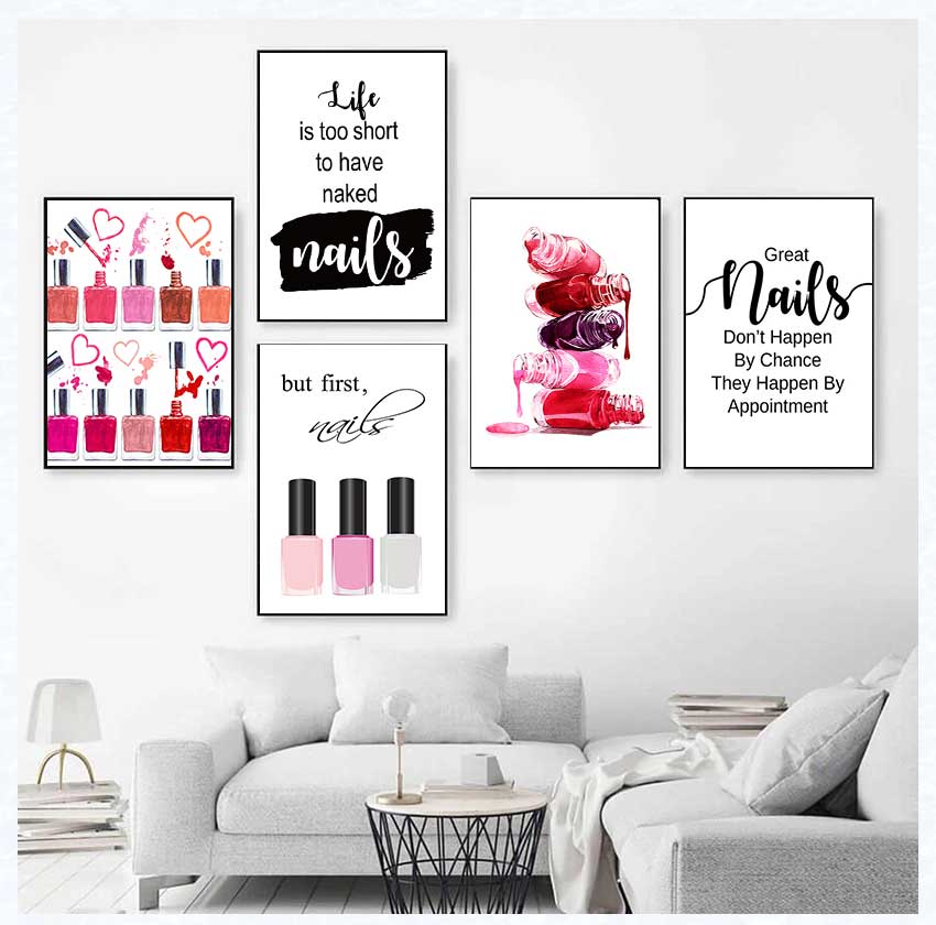 Art Posters and Prints Nail Te - Beauty Makeup Quotes reseña y precio