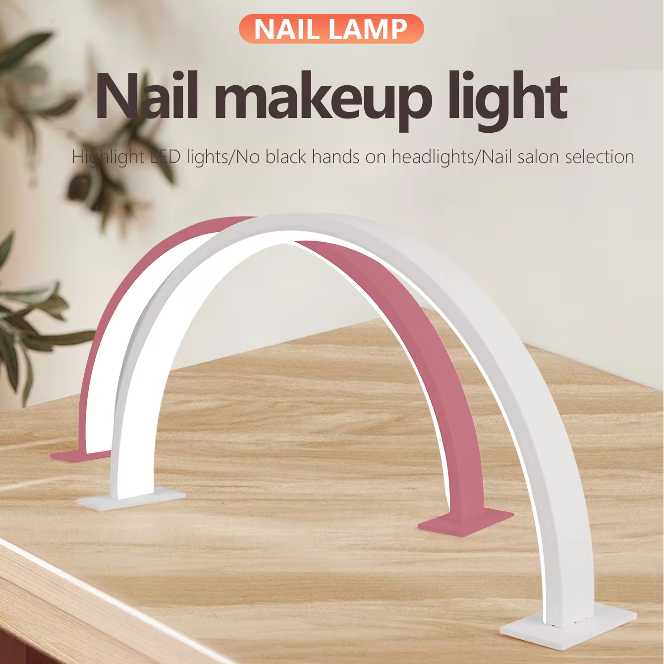 LED Nail Lamp Half Moon Beauty - Beauty Makeup Light reseña y precio