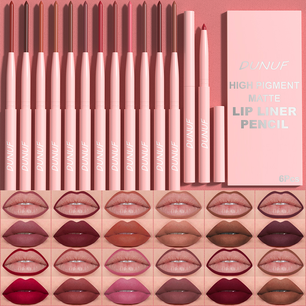 6pcs Lip Liner Pen Set Long-La - Beauty Linasi Makeup reseña y precio