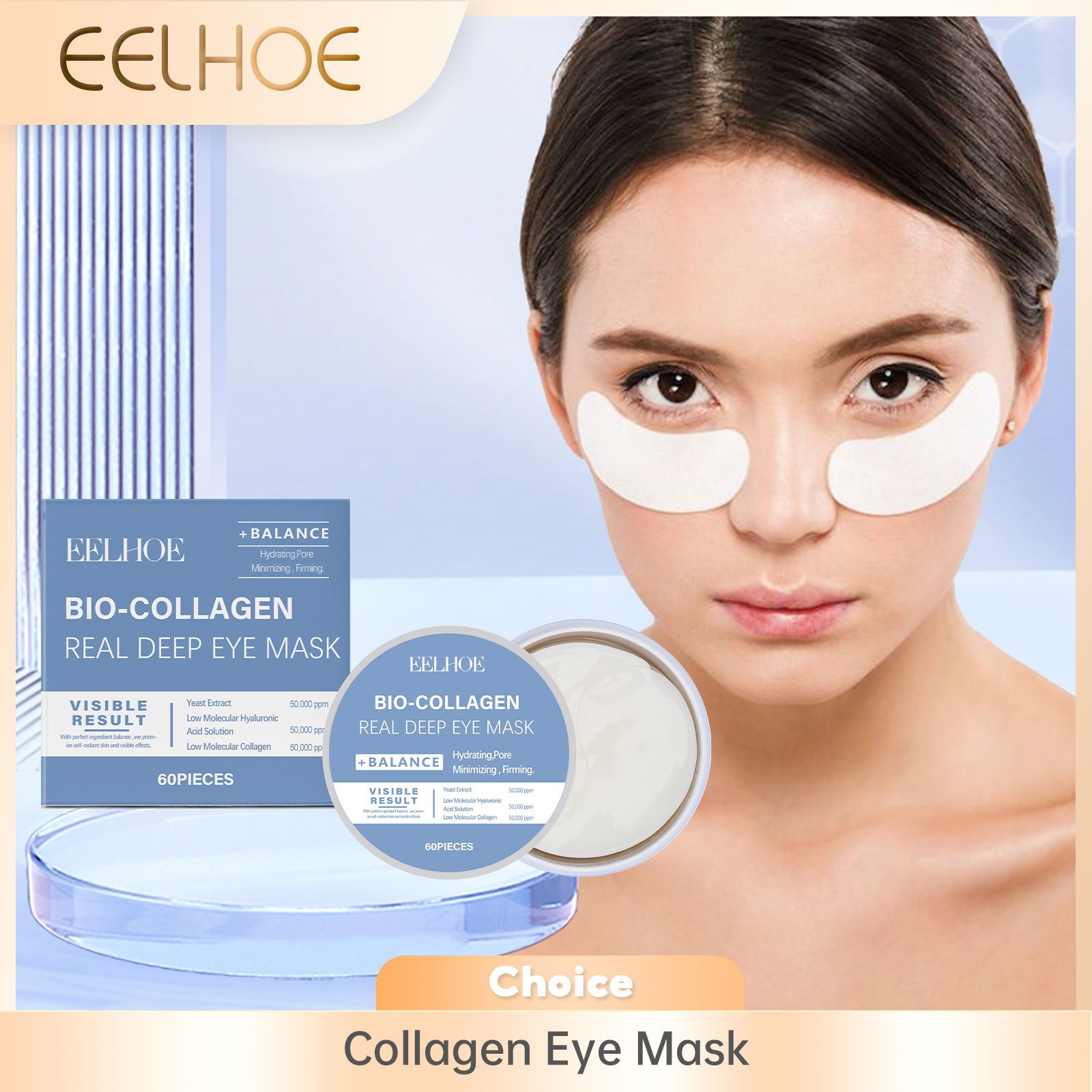 EELHOE Collagen Eye Mask Anti  - Collagen Eye Patch reseña y precio